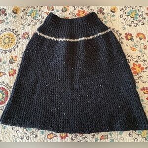 Crochet Skirt by Textile Artist Rebecca Welsh.